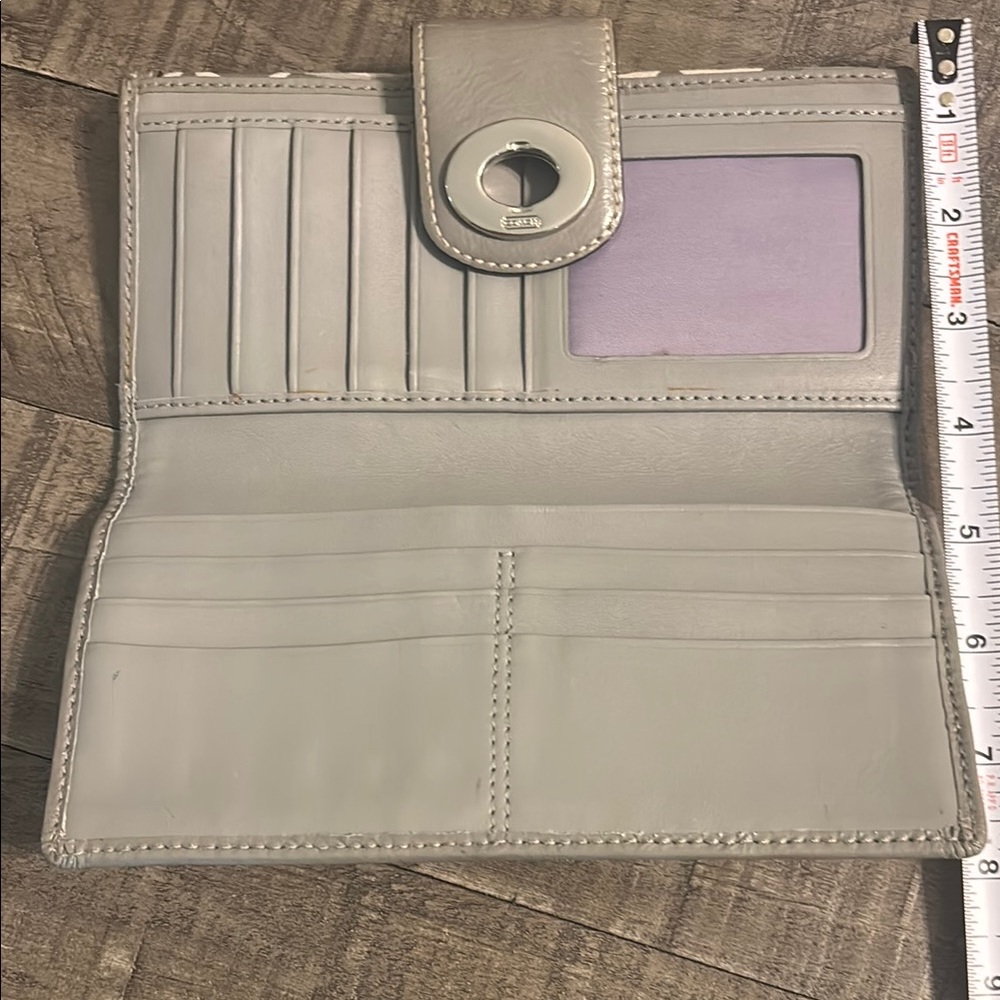 Coach Signature Pattern Wallet - Picture 3 of 5